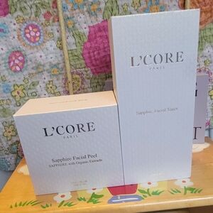 L'CORE Paris Sapphire Facial Peel - White & Sapphire Facial Toner Set
